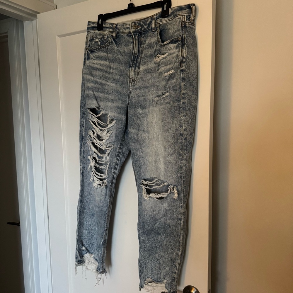 American Eagle Distressed Mom Jean (Never Worn)